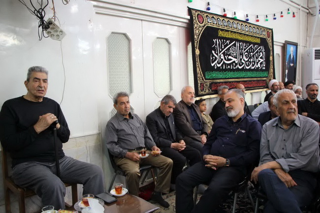 آئین سوگواری سالروز شهادت حضرت امام جواد(ع) در حسینیه دفتر آیت الله فاضل لنکرانی