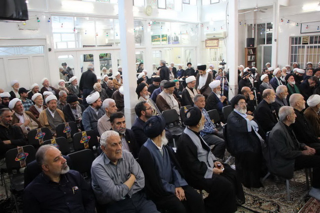 آئین سوگواری سالروز شهادت حضرت امام جواد(ع) در حسینیه دفتر آیت الله فاضل لنکرانی