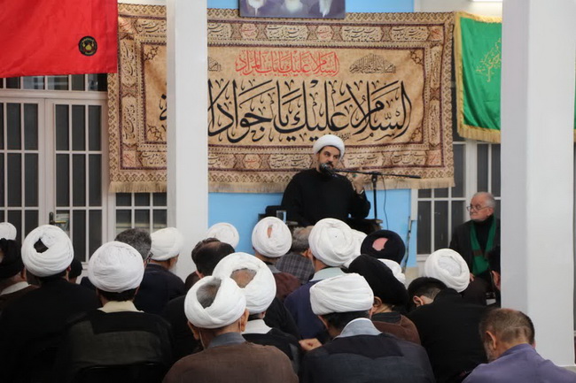 آئین سوگواری سالروز شهادت حضرت امام جواد(ع) در حسینیه دفتر آیت الله فاضل لنکرانی
