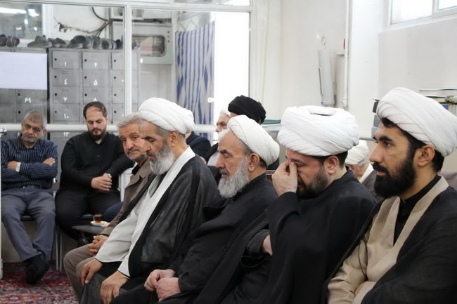 آئین سوگواری سالروز شهادت حضرت امام جواد(ع) در حسینیه دفتر آیت الله فاضل لنکرانی