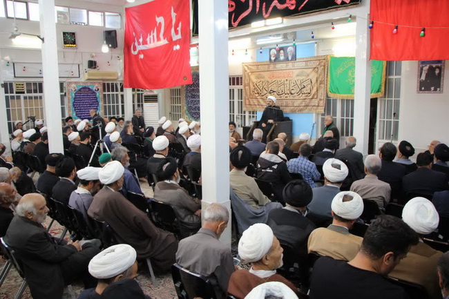 آئین سوگواری سالروز شهادت حضرت امام جواد(ع) در حسینیه دفتر آیت الله فاضل لنکرانی