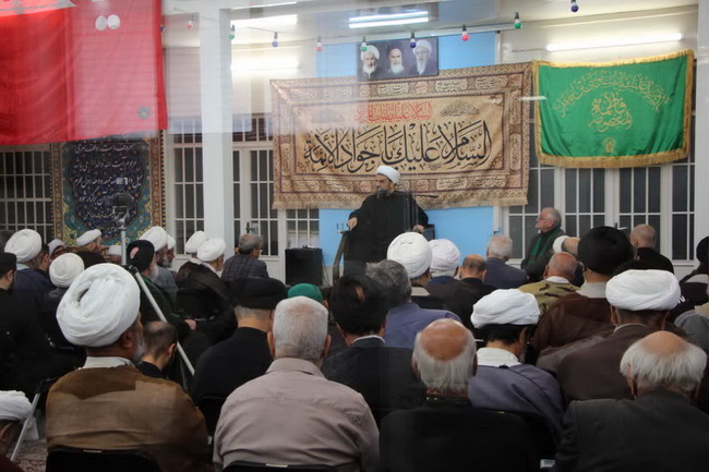 آئین سوگواری سالروز شهادت حضرت امام جواد(ع) در حسینیه دفتر آیت الله فاضل لنکرانی