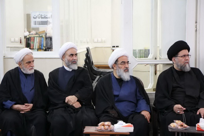 آئین سوگواری سالروز شهادت حضرت امام جواد(ع) در حسینیه دفتر آیت الله فاضل لنکرانی