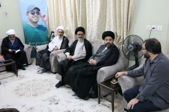 دیدار با خانواده مهندس شهید سید مجید موحدی ابطحی فرزند آیت الله حاج سید علی موحدی ابطحی از شهدای جنگ رمضان