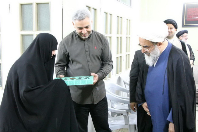 دیدار با خانواده مهندس شهید سید مجید موحدی ابطحی فرزند آیت الله حاج سید علی موحدی ابطحی از شهدای جنگ رمضان