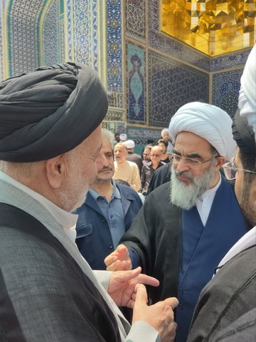 اقامه نماز بر پیکر یکی از علمای شهر نکا