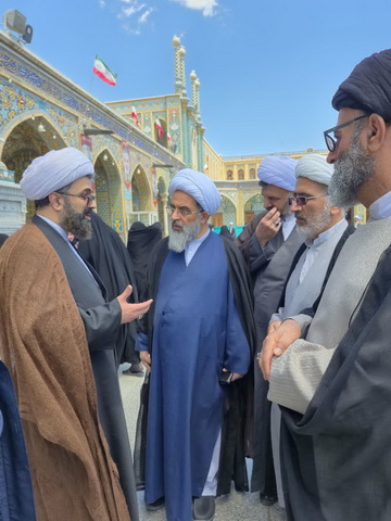 اقامه نماز بر پیکر یکی از علمای شهر نکا
