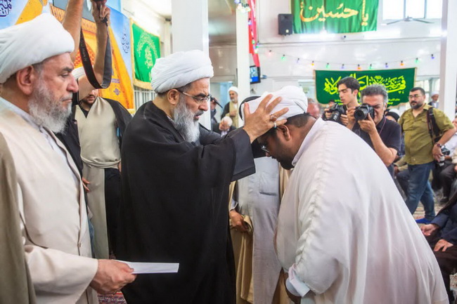 آئین عمامه‌‌گذاری و بزرگداشت عید بزرگ غدیرخم و یادبود سالروز ارتحال امام خمینی(ره) إحیاگر غدیر