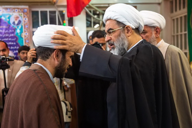آئین عمامه‌‌گذاری و بزرگداشت عید بزرگ غدیرخم و یادبود سالروز ارتحال امام خمینی(ره) إحیاگر غدیر