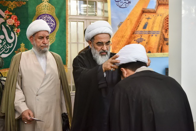 آئین عمامه‌‌گذاری و بزرگداشت عید بزرگ غدیرخم و یادبود سالروز ارتحال امام خمینی(ره) إحیاگر غدیر
