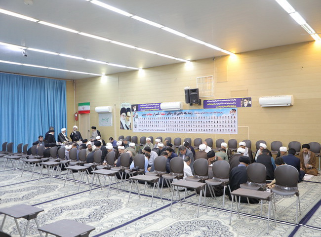 حضور معظم له در دفتر ناصری نماینده ولی فقیه در استان، مسئولین حوزه علمیه نهادهای فرهنگی