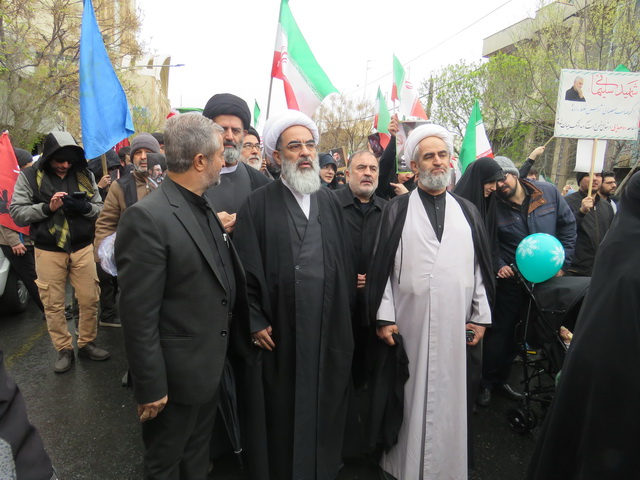  حضور در راهپیمایی روز قدس