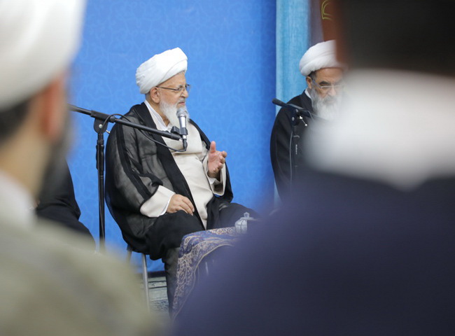 حضور معظم له در دفتر ناصری نماینده ولی فقیه در استان، مسئولین حوزه علمیه نهادهای فرهنگی