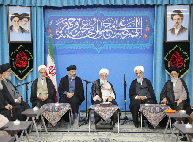 حضور معظم له در دفتر ناصری نماینده ولی فقیه در استان، مسئولین حوزه علمیه نهادهای فرهنگی