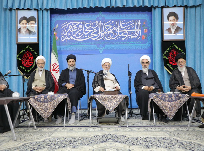 حضور معظم له در دفتر ناصری نماینده ولی فقیه در استان، مسئولین حوزه علمیه نهادهای فرهنگی