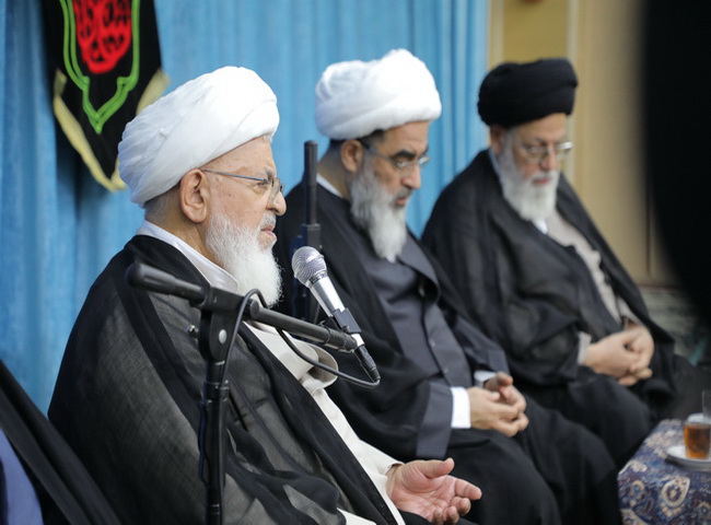 حضور معظم له در دفتر ناصری نماینده ولی فقیه در استان، مسئولین حوزه علمیه نهادهای فرهنگی