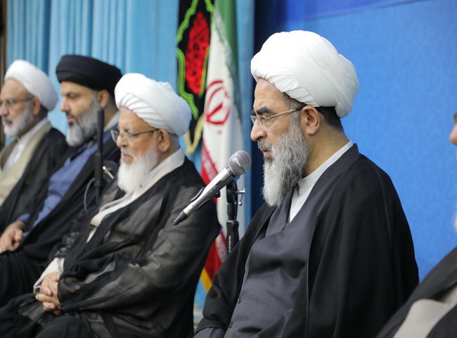 حضور معظم له در دفتر ناصری نماینده ولی فقیه در استان، مسئولین حوزه علمیه نهادهای فرهنگی