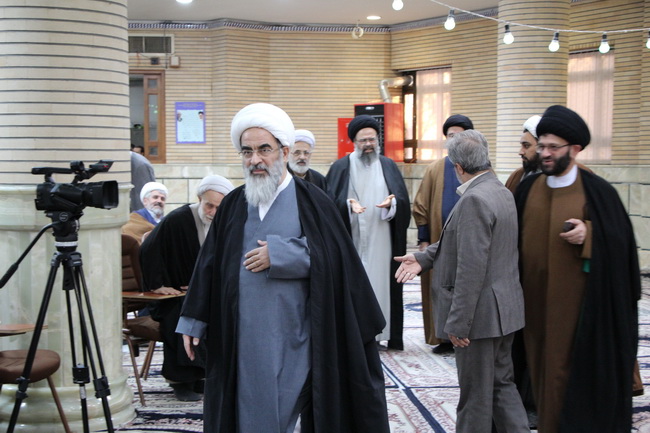 دیدار اساتید و طلاب استاد گلستان