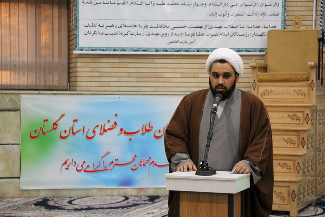 دیدار اساتید و طلاب استاد گلستان