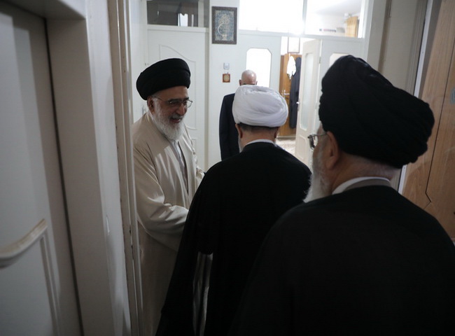دیدار آیت الله فاضل لنکرانی با حجت الاسلام و المسلمین سیدعلیرضا حیدری از شاگردان مرحوم امام خمینی(قده)