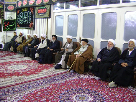 Mourning Ceremony of Imam hussain(a.s.) in the Office of Late Grand Ayatollah Muhammad Fazel Lankarani (3th of Muharram1434)