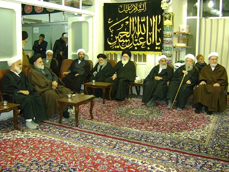 Mourning Ceremony of Imam hussain(a.s.) in the Office of Late Grand Ayatollah Muhammad Fazel Lankarani (4th of Muharram1434)