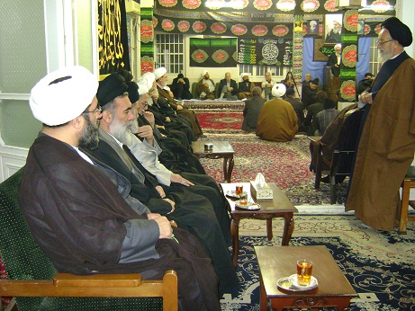 Mourning Ceremony of Imam hussain(a.s.) in the Office of Late Grand Ayatollah Muhammad Fazel Lankarani (4th of Muharram1434)