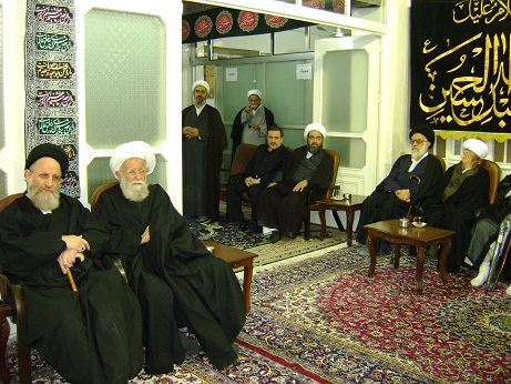 Mourning Ceremony of Imam hussain(a.s.) in the Office of Late Grand Ayatollah Muhammad Fazel Lankarani (5th of Muharram1434)