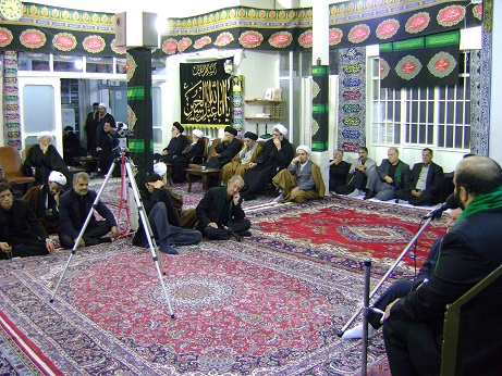 Mourning Ceremony of Imam hussain(a.s.) in the Office of Late Grand Ayatollah Muhammad Fazel Lankarani (5th of Muharram1434)