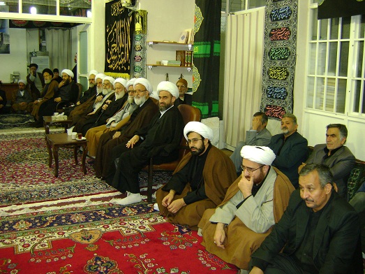 Mourning Ceremony of Imam hussain(a.s.) in the Office of Late Grand Ayatollah Muhammad Fazel Lankarani (7th of Muharram1434)