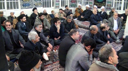Mourning Ceremony in the Office of Late Grand Ayatollah Muhammad Fazel Lankarani (8th of Muharram1433)
