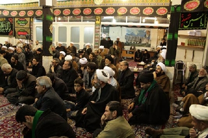 Mourning Ceremony in the Office of Late Grand Ayatollah Muhammad Fazel Lankarani (9th of Muharram1433)