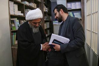 دیدار حجت‌الاسلام خدادادی مسئول کانون‌های فرهنگی هنری مساجد کشور