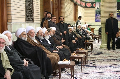 امام حسن مجتبی علیہ السلام کی شہادت کے سلسلے میں مرکز فقہی آئمہ اطہار(ع) میں مجلس عزاداری برگزار ہوئی