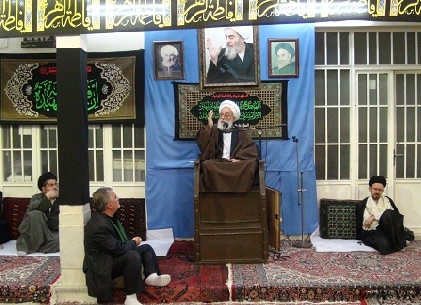 سخنرانی حجة الاسلام و المسلمين نظري منفرد(زيد عزه) به مناسبت فاطمیه، در دفتر آیت الله العظمی فاضل لنکرانی(قده)