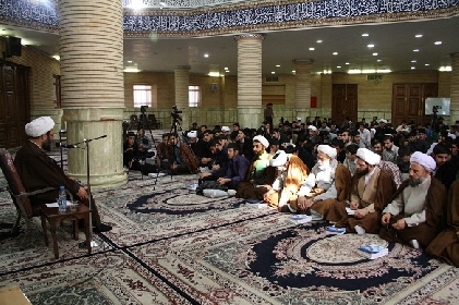 دیدار مدیر، اساتید و فضلای استان آذربایجان غربی با حضرت آیت الله فاضل لنکرانی(دامت برکاته)92/11/10