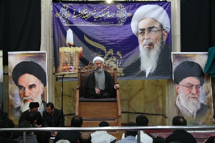 مراسم ششمین سالگرد ارتحال آیت الله العظمی فاضل لنکرانی(قده) در مسجد اعظم قم