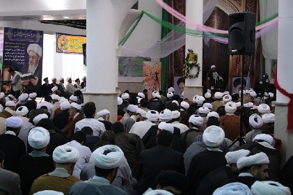 برگزاري جشن ميلاد حضرت فاطمه زهراء(س) در دفتر آيت الله العظمي فاضل لنکراني (قدس سره) ـ کرج