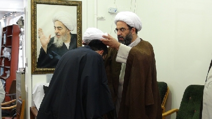 مجلس جشن عيد غدير و عمامه گذاري با حضور آيت الله فاضل لنکراني(دامت برکاته)