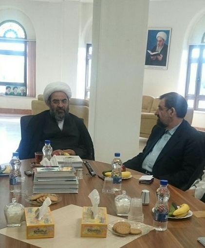 ديدار دکتر محسن رضائي، دبیر مجمع تشخیص مصلحت نظام با حضرت آيت الله فاضل لنکراني(دامت برکاته)