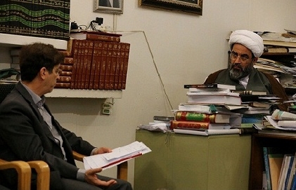 بیانات حضرت آیت الله فاضل لنکرانی(دامت برکاته) در دیدار با جناب مهندس سقائیان(شهردار محترم قم)ـ 95/1/18