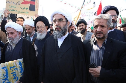 حضور حضرت آیت الله فاضل لنکرانی(دامت برکاته) در راهپیمایی پرشکوه 22 بهمن 1396