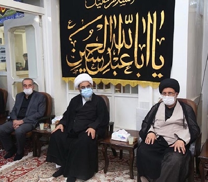 برگزاری مراسم سوگواری اربعین حسینی در دفتر آیت الله العظمی فاضل لنکرانی(قدس سره)