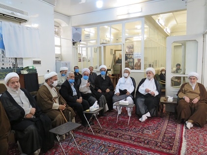 جشن میلاد امام هادی(ع) در دفتر آیت الله فاضل لنکرانی برگزارشد