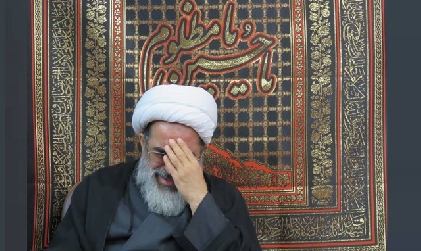 اقامه عزای شهادت اباعبدالله الحسین(ع) در دفتر آیت الله فاضل لنکرانی