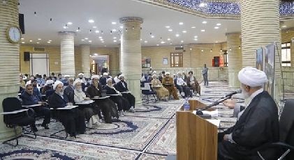 گرامیداشت شهدای غزه و حماسهآفرینان طوفان الاقصی با حضور آیت الله فاضل لنکرانی