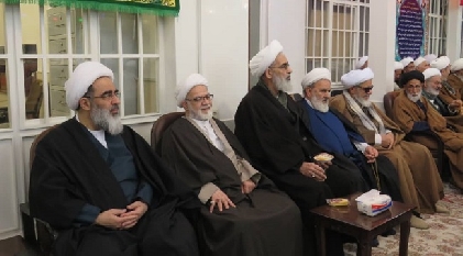 جشن مبعث در حسینیه دفتر آیت الله فاضل لنکرانی