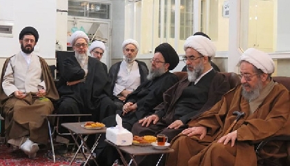 برگزاری مراسم شب نوزدهم در دفتر آیت الله فاضل لنکرانی